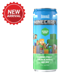 Minecraft Kolsyrad Fruktdryck 24x33cl