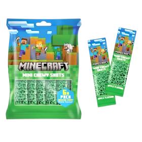 CANDY MINECRAFT MINI CHEWY SHOTS 6 x 15g