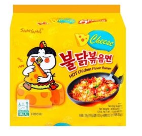 Samyang Buldak Ramen Hot Chicken Cheese 8x5x130g