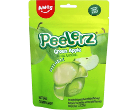 CN Amos Peelerz Gummy - Green Apple 24x65g.