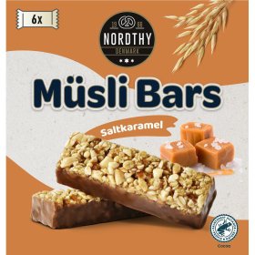 NORDTHY MUSLI BARS Salt Karamell 11x6-pack