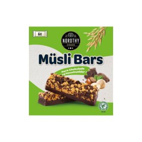 NORDTHY MUSLIBARS Hasselnötter & Choklad 11x6-pack