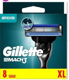GILLETTE MACH 3 XL Rakblad 8-P X 10