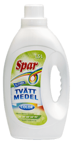 SPAR FLYTANDE TVÄTTMEDEL Color 1,5 L X 6