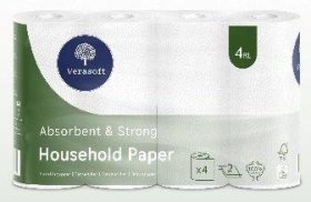 VERASOFT HUSHÅLLSPAPPER 4-P X 12