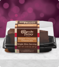 SINGLE SLICE BELGIAN CHOCOLATE CHEESECAKE 12x97g