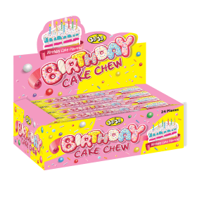 Birthday cake chew 24x25g