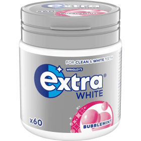 Extra White Bubble mint stor burk 6x60st