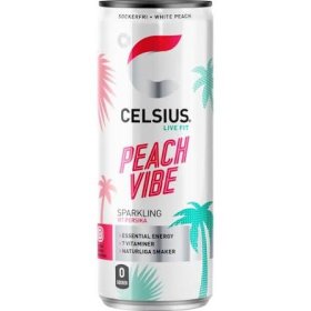 CELSIUS Peach Vibe – White Peach 24x 355ml