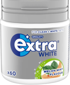 Extra White Melonmint stor burk 6x60st