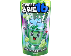 Sweet16 Green Grape Ade Zero 5x10x200ml