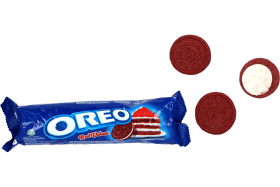 ID I OREO Chocolate Sandwich Cookies in Roll - Red Velvet Flavor 24x110,4g.