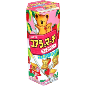 LOTTE Koala's March Strawberry Biscuit 6x37g