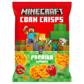 MINECRAFT CORN CRISPS PAPRIKA 12 X 60 g