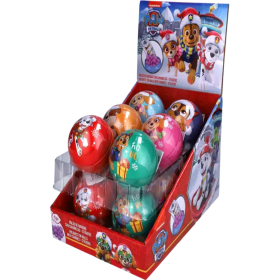 Paw Patrol Metal Ball with Candy 12x5g