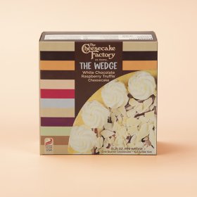 WHITE CHOCOLATE RASPBERRY TRUFFLE CHEESECAKE WEDGE 6x375g