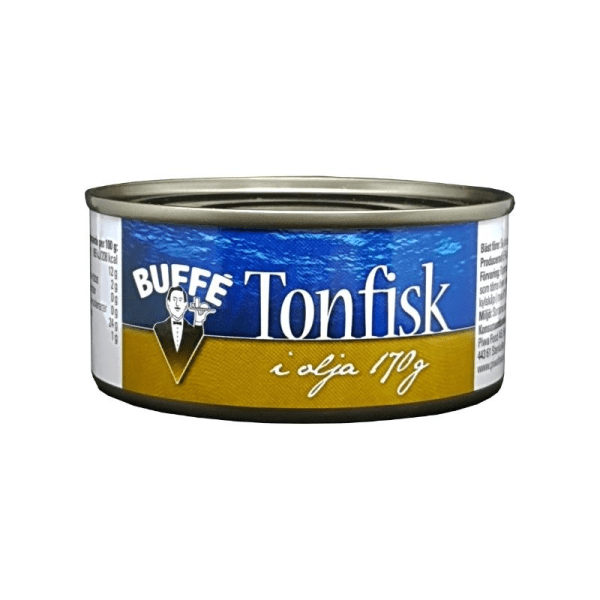 Zoom bild av Buffé Tonfisk i Bit Olja 48x170g