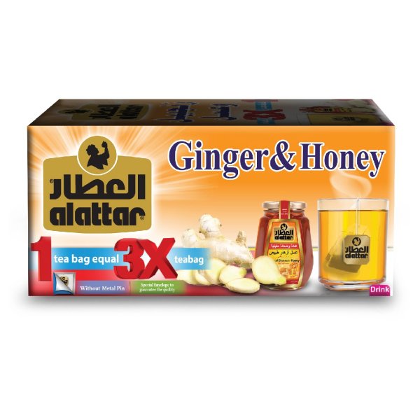 Zoom bild av Al Attar Te Ingefära & Honung (3gx24st) 12pack/förp