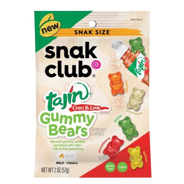 Zoom bild av CANDY SNAK CLUB TAJIN GUMMY BEARS 12 x 57 g
