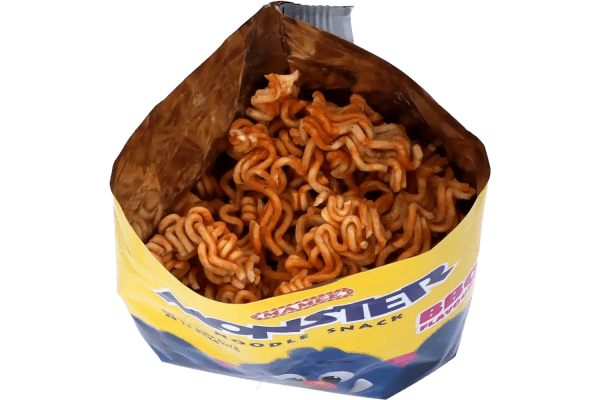Zoom bild av Mamee Monster Noodle Snack in Bag - BBQ Flavor 10x(10x25g)