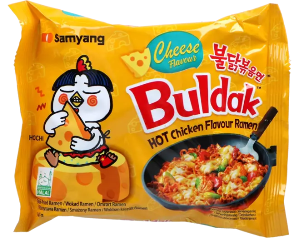 Zoom bild av Samyang Buldak Ramen Hot Chicken Cheese 8x5x130g