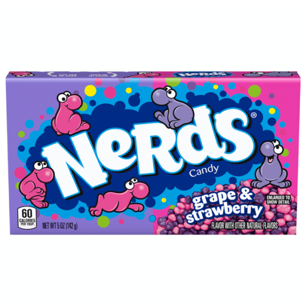 Zoom bild av NERDS GRAPE STRAWBERRY 12 X 142 g