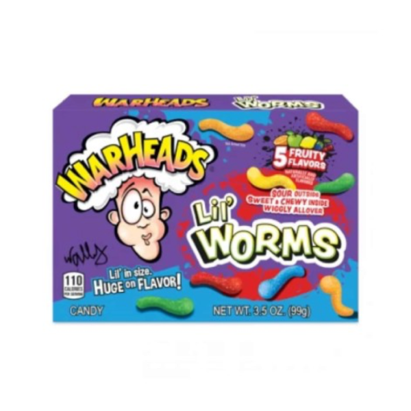 Zoom bild av WARHEADS LIL WORMS 12 X 99 g