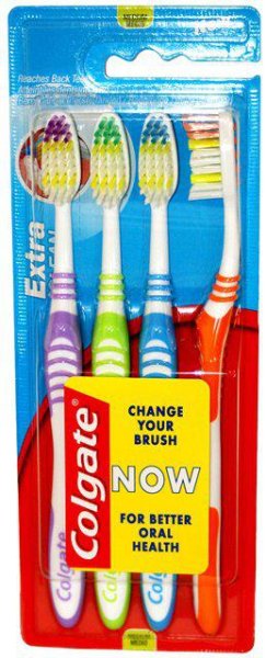 Zoom bild av COLGATE TANDBORSTExtraClean Medium 4-p