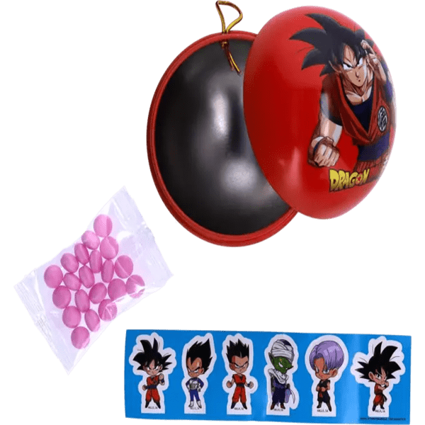 Zoom bild av Dragon Ball Z Metal Christmas Ball with Candy 12x5g