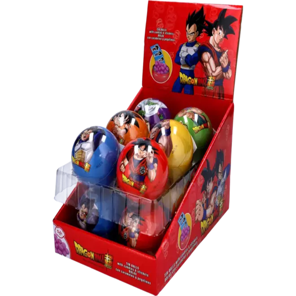 Zoom bild av Dragon Ball Z Metal Christmas Ball with Candy 12x5g