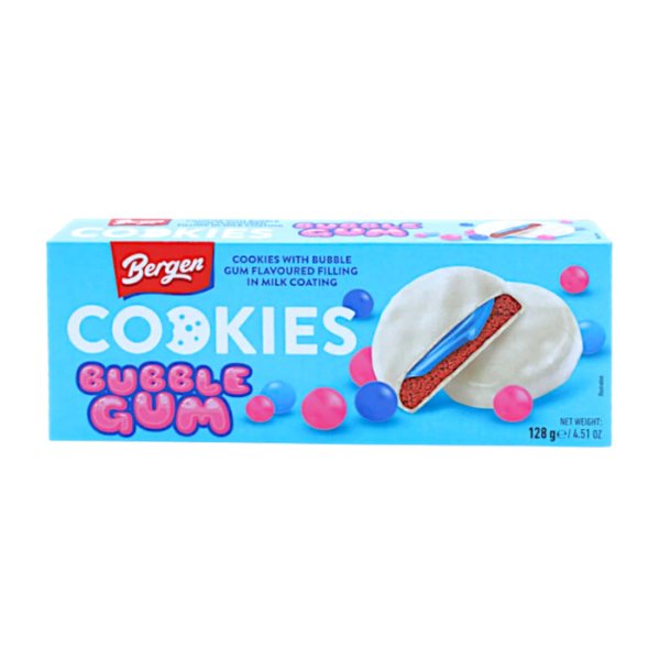 Zoom bild av COOKI BERGEN COOKIES BUBBLE GUM 18 X 128 g