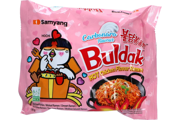 Zoom bild av KR Samyang Buldak Ramen Hot Chicken Carbo 8x5x130g