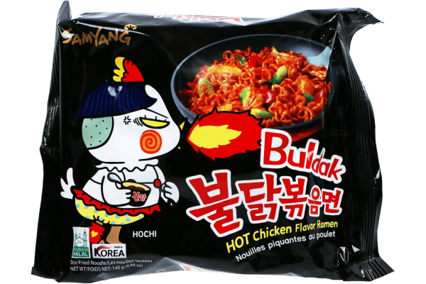 Zoom bild av Samyang Buldak Ramen Hot Chicken Original 8x5x140g.
