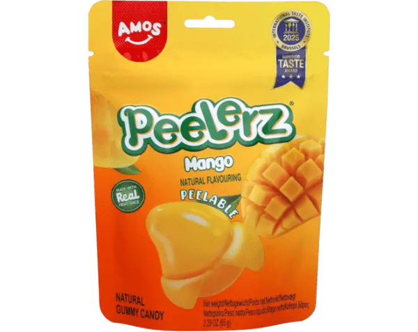 Zoom bild av CN Amos Peelerz Gummy Candy - Mango 24x65g.