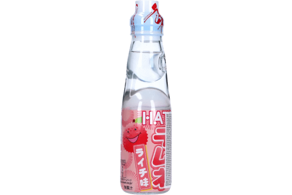 Zoom bild av HATA KOSEN Ramune Strawberry Soda Pop Drink 30x200ml.