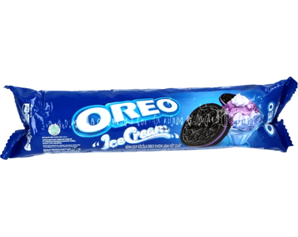 Zoom bild av ID OREO Chocolate Sandwich Cookies in Roll - Blueberry Ice Cream Flavor 24x110,4g.