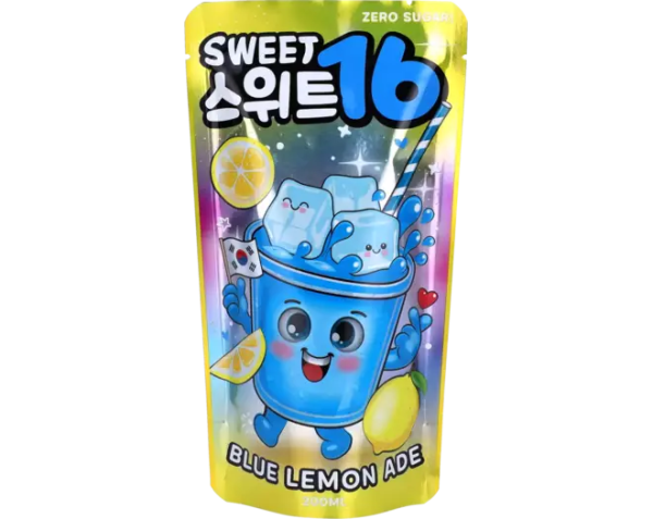 Zoom bild av KR Sweet16 Blue Lemon Ade (Zero Sugar) with Sweeteners 5x10x200ml.
