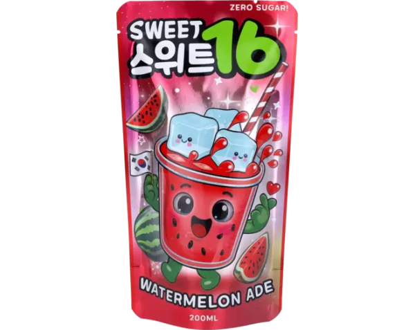 Zoom bild av KR Sweet16 Watermelon Ade (Zero Sugar) with Sweeteners 5x10x200ml.