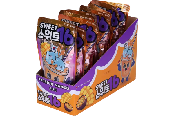 Zoom bild av KR Sweet16 Passion Mango Ade (Zero Sugar) with Sweeteners 5x10x200ml.