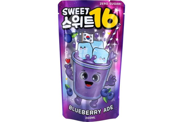 Zoom bild av KR Sweet16 Blueberry Ade (Zero Sugar) with Sweeteners 5x10x200ml.