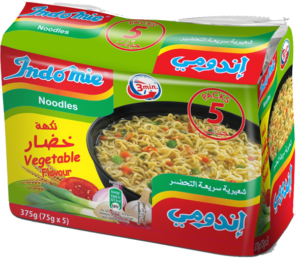 Zoom bild av Indomie Nudlar Grönsakerssmak (5x 75g) x8