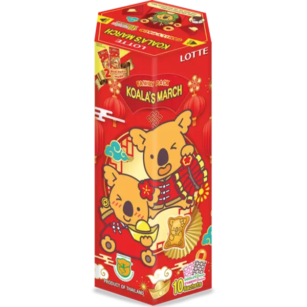 Zoom bild av LOTTE Koala's March Chocolate Biscuit 6x37g