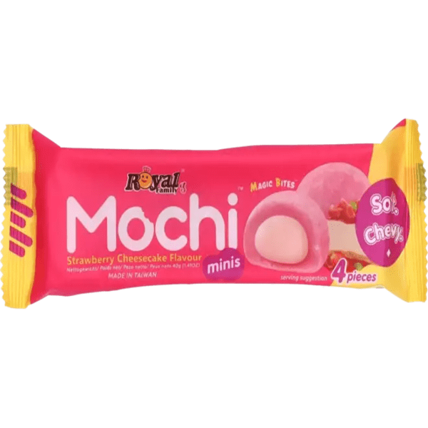 Zoom bild av Royal Family Mochi Mini - Strawberry Cheese Cake 12x40g