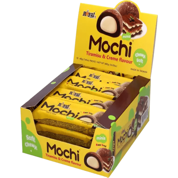 Zoom bild av Royal Family Mochi Mini - Tiramisu & Creme 12x40g