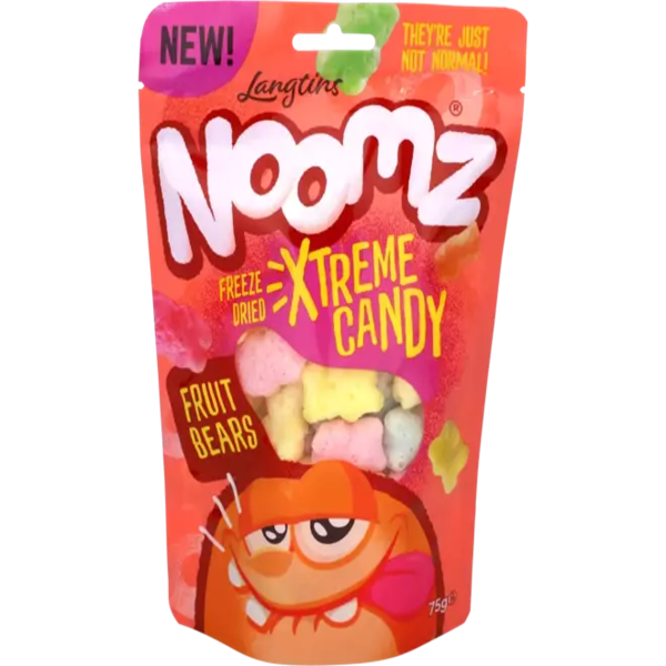 Zoom bild av Noomz Freeze Dried Sweets - Fruit Bears 12x75g