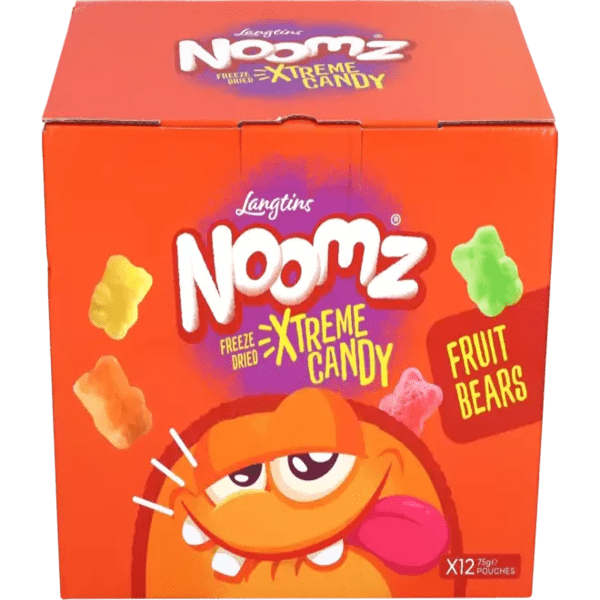 Zoom bild av Noomz Freeze Dried Sweets - Fruit Bears 12x75g