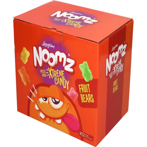 Zoom bild av Noomz Freeze Dried Sweets - Fruit Bears 12x75g