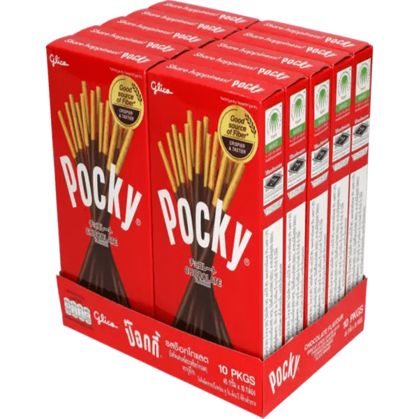 Zoom bild av Pocky Biscuit Stick Chocolate Flavor 10x47g