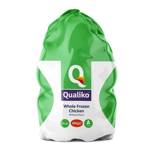 Qualiko fryst helkyckling 800g