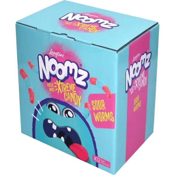 Zoom bild av Noomz Freeze Dried Sweets - Sour Worms 12x55g